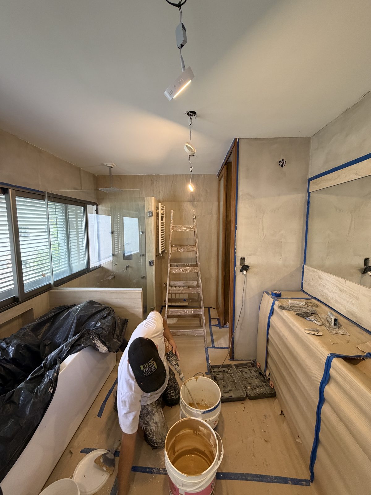 Baño antes de pintar