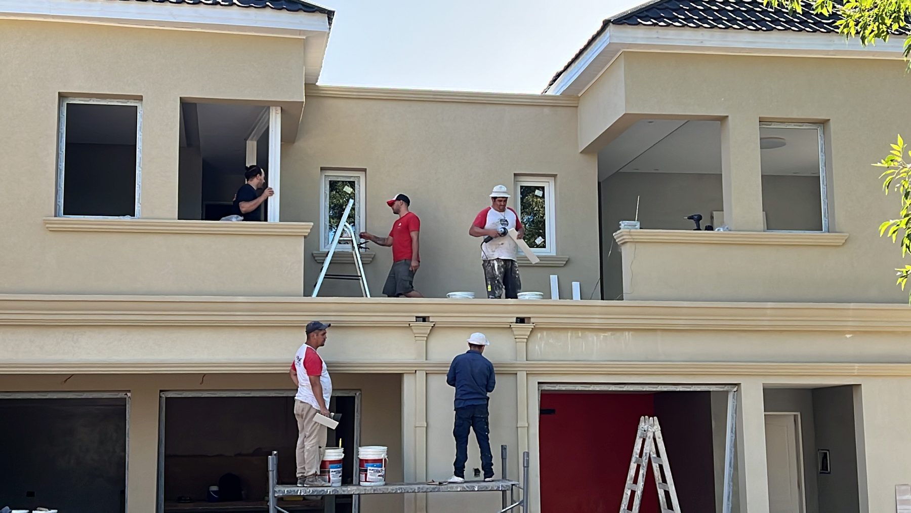 Casa en construcción en Cañuelas