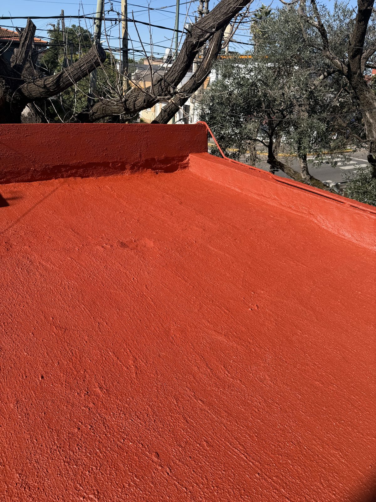 Terraza impermeabilizada con membrana líquida