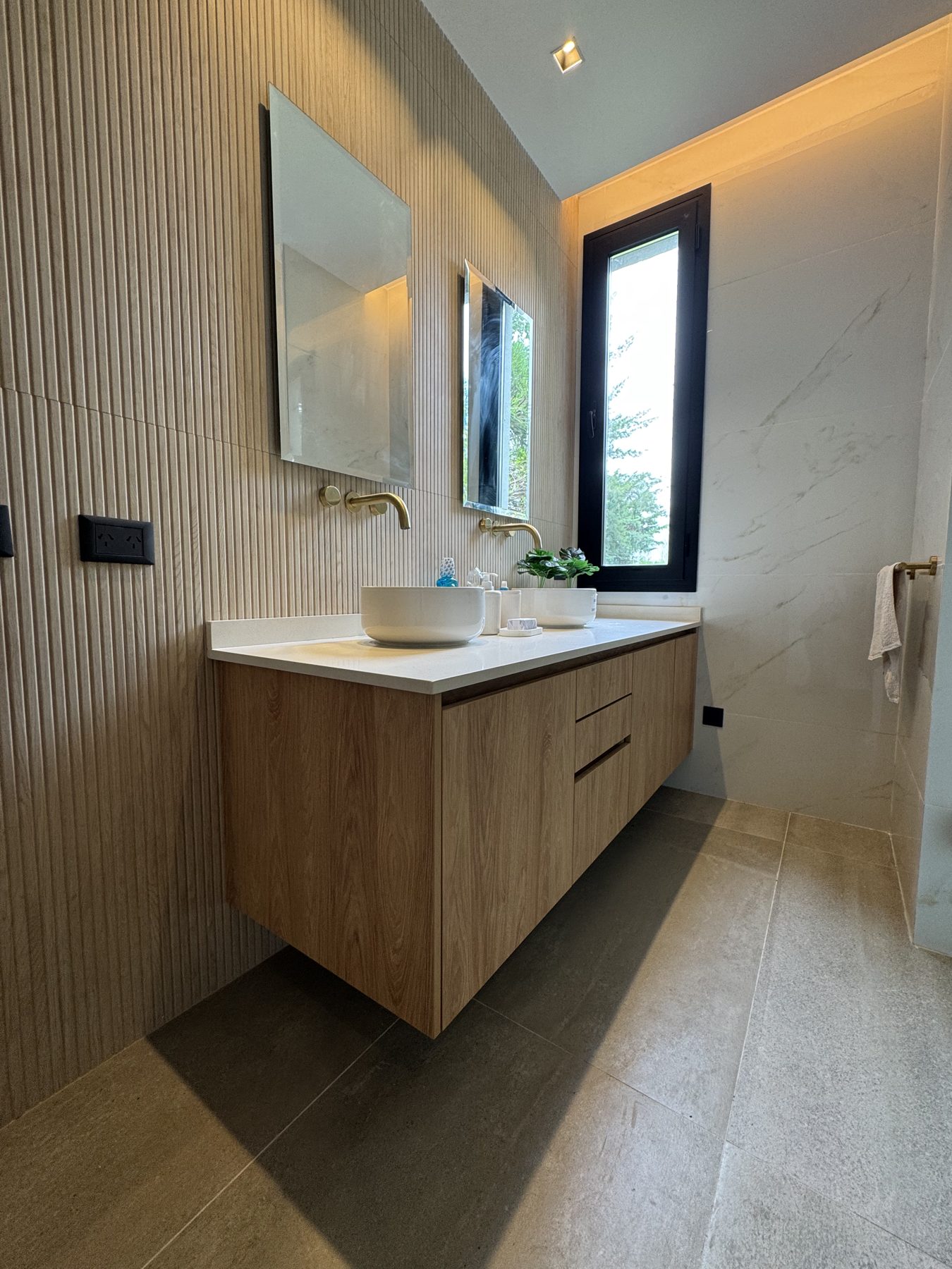 Baño con doble bacha